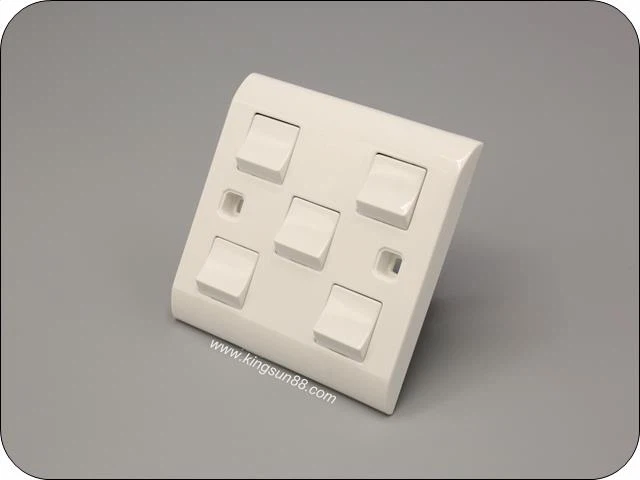 5 Gang világító kapcsoló