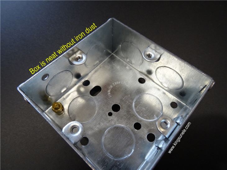 Metal Back Electrical Box