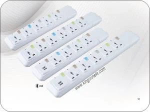 Extension Socket 5 way mobil töltő otthoni használat