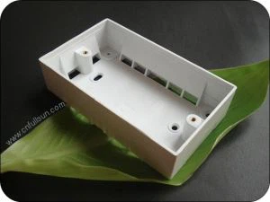 PVC elektromos doboz Double Gang UK standard